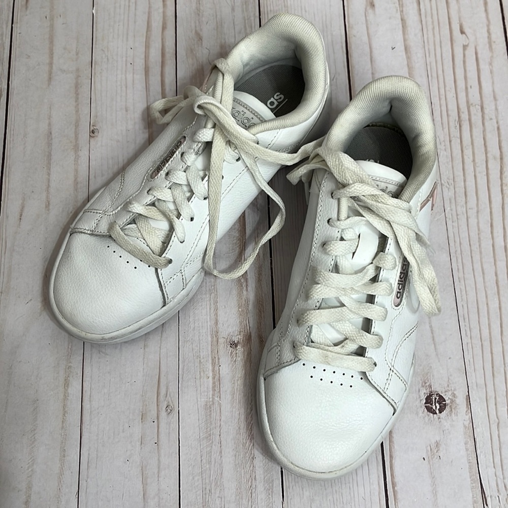 Adidas White Pink Sneakers Size 5